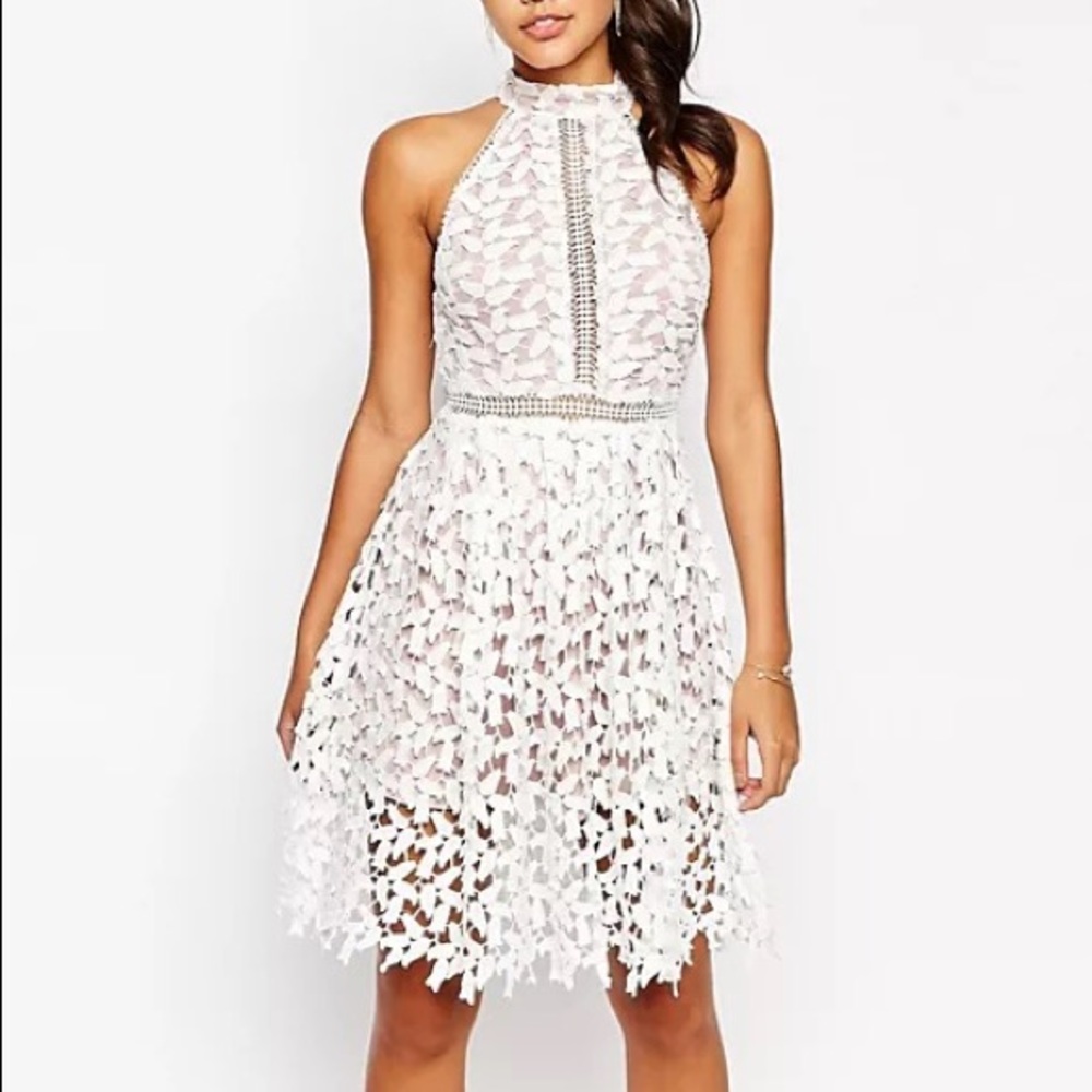 ASOS Love Triangle High Neck Midi Dress